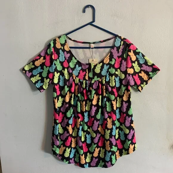 Roshop Peeps Desgin Woman's Blouse - NWT - Picture 1 of 3